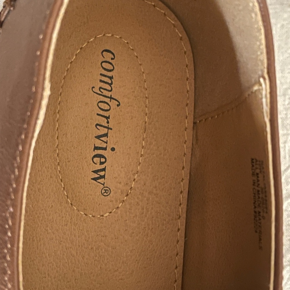 🌹🌹SOLD🌹🌹New Comfort View Natalia Tan Loafer Womens Shoes - Picture 9 of 13